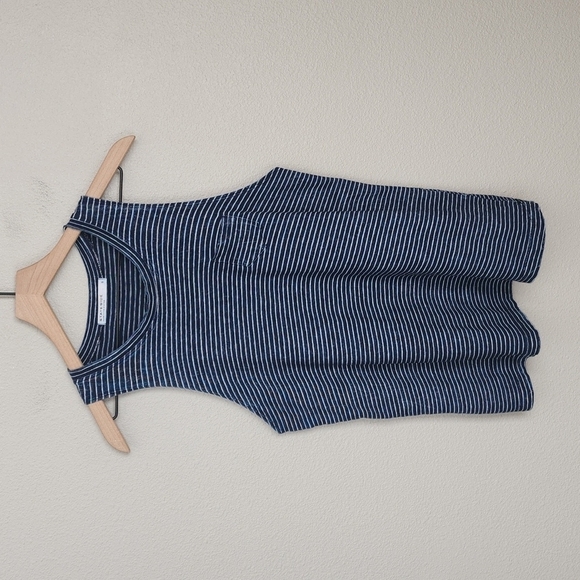 Stateside Striped Cotton Vintage Dye Tank Top - Picture 1 of 8
